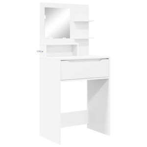 vidaXL Sovev&aelig;relsessminkeborde Hvid 80 x 39,6 x 135 cm Konstrueret tr&aelig;