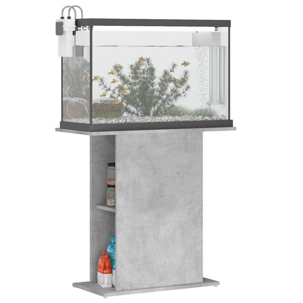 vidaXL akvariebord 75x36x72,5 cm konstrueret tr&aelig; betongr&aring;