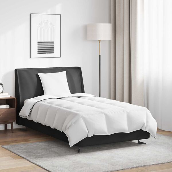 vidaXL Vinter dyne med pude 2 pcs Hvid Dunfjer