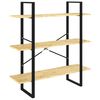 vidaXL bogreol 100x30x105 cm 3 hylder massivt fyrretr&aelig;