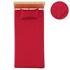 vidaXL lagner 2 stk. 100x200 cm polyesterfleece bordeauxfarvet