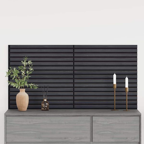 vidaXL akustiske vægpaneler 2 stk. med spalter 60,5x60 cm egefiner