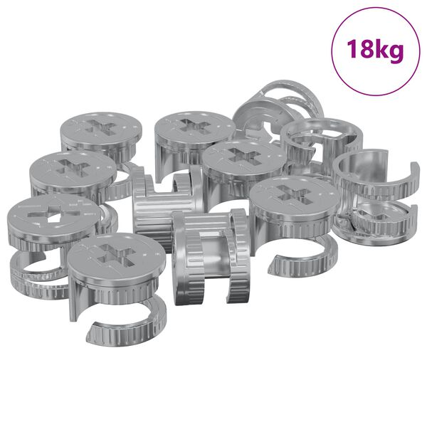 vidaXL Kam L&aring;s Skruer 4000 pcs S&oslash;lv Metal