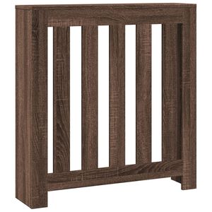 vidaXL radiatorskjuler 78x20x82 cm konstrueret tr&aelig; brun egetr&aelig;sfarvet