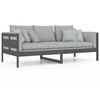 vidaXL daybed 90x200 cm massivt fyrretr&aelig; gr&aring;