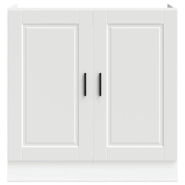 vidaXL underskab til vask Porto 80x46x81,5 cm konstrueret træ hvid