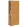 vidaXL Highboard Gammelt tr&aelig; 69,5 x 34 x 180 cm Konstrueret tr&aelig;