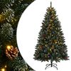 vidaXL kunstigt juletr&aelig; med 300 LED-lys 180 cm