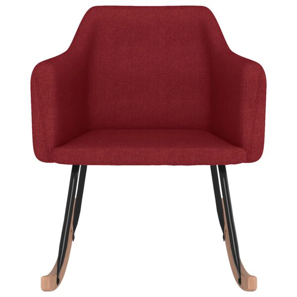 vidaXL gyngestol stof vinr&oslash;d