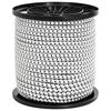 vidaXL Bungee Snore 4 mm Sort og Hvid PP og gummi