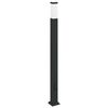 vidaXL pullertlampe med stikkontakt 110 cm sort IP44