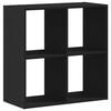 vidaXL skab 68,5x32x68,5 cm konstrueret tr&aelig; sort