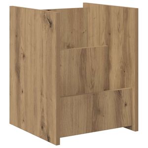 vidaXL Magasin Rack Artisan Egetr&aelig; 35 x 35 x 45 cm Konstrueret tr&aelig;