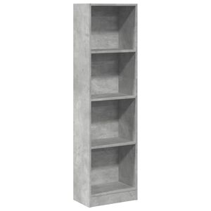 vidaXL bogreol 40x24x143 cm konstrueret tr&aelig; betongr&aring;