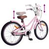 vidaXL B&oslash;rnecykel 18 tommer for 5-7 &aring;r gammel Lys pink