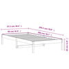 vidaXL daybed uden madras 90x200 cm massivt fyrretræ gyldenbrun