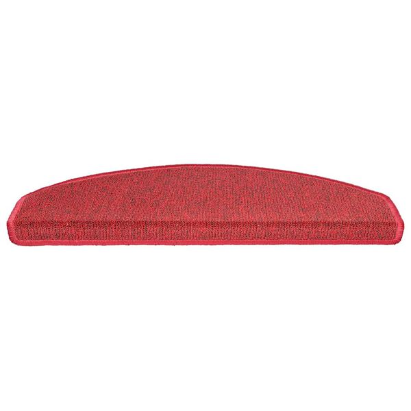 vidaXL trappem&aring;tter 30 stk. 65 x 24 x 4 cm r&oslash;d halvrund store