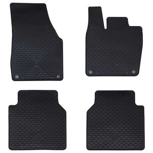 vidaXL Bilm&aring;tte 4 pcs Sort passer til VW ID.7 TPE