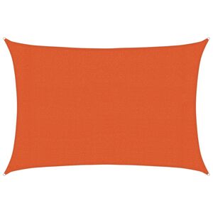 vidaXL solsejl 3x4 m 160 g/m&sup2; HDPE orange