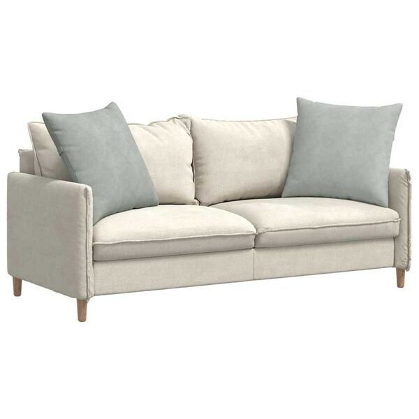 vidaXL Sofapuder 2 pcs Lysegr&aring; 60 x 60 cm Velourstof