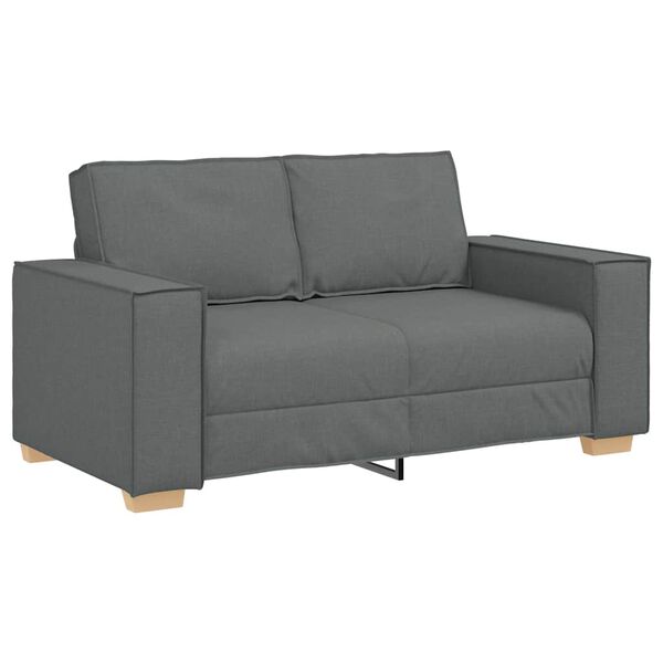 vidaXL 2-personers sofa mørkegrå 120 cm stof