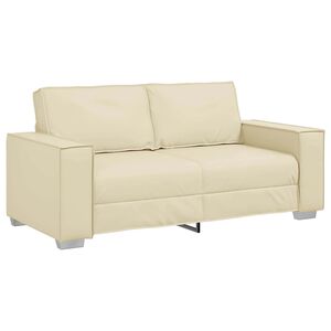 vidaXL Sofa Creme 180 x 80 x 84 cm Stof