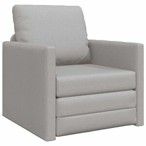 vidaXL Sovesofa Skygr&aring; 74 x 77 x 81 cm Stof