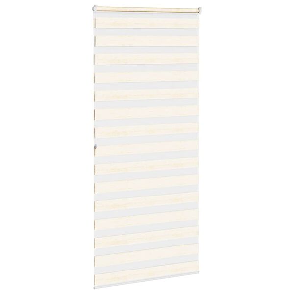 vidaXL zebragardin marmorbeige 110x200 cm stofbredde 105,9cm polyester