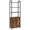 vidaXL Bogskab 6 niveauer 60 x 24 x 161 cm Konstrueret tr&aelig; R&oslash;get eg