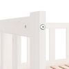 vidaXL daybed med udtr&aelig;k 2x(90x200) cm massivt fyrretr&aelig; hvid