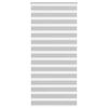vidaXL zebragardin lysegr&aring; 95x230 cm stofbredde 90,9 cm polyester
