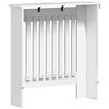 vidaXL Radiatorcover Høj gloss hvid 78 x 19 x 81,5 cm Konstrueret træ