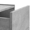vidaXL væghængte sengeborde 2 stk. 45x30x35 cm betongrå