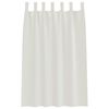 vidaXL Voile Gardin med gardiner 2 pcs Creme 175 x 140 cm Polyester