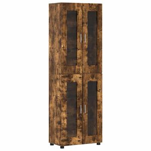 vidaXL Highboard FLORIN 60 x 35 x 182 cm R&oslash;get eg Konstrueret tr&aelig;