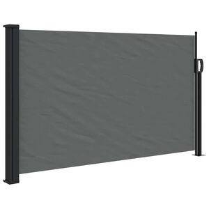 vidaXL udtr&aelig;kkelig sidemarkise antracit 120x500 cm