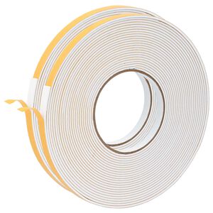 vidaXL Selvkl&aelig;bende skum tape 2 stk. Hvid 10 mm x 10 m CR Skum