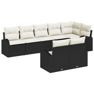 vidaXL Havesofa S&aelig;t 8 stk. 8-Antal s&aelig;der polyrattan
