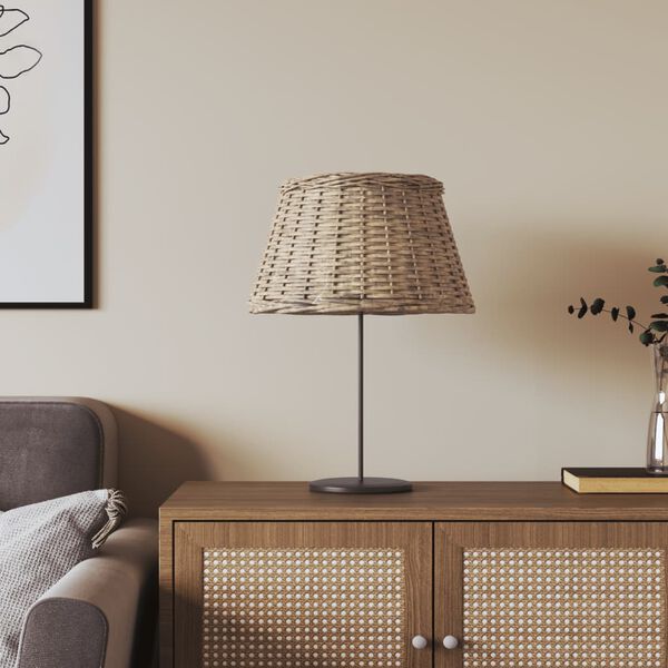 vidaXL lampesk&aelig;rm &Oslash;50x30 cm flet brun