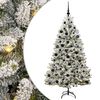 vidaXL Kunstigt juletr&aelig; 180 cm 300 LED'er Varm hvid PVC og St&aring;l