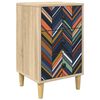 vidaXL Natskab OMMEN Sonoma-eg 36 x 33 x 60 cm Konstrueret tr&aelig;