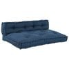 vidaXL Palle Sofa Pude 2 stk. Stof Indigo 120 x 80 x 38 cm