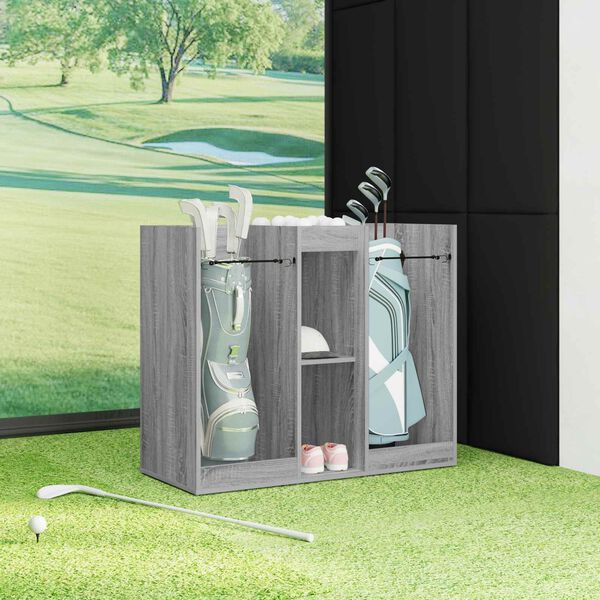 vidaXL Golf Skab Ensfarvet Gr&aring; Sonoma 102 x 45 x 85,5 cm