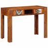 vidaXL Skrivebord med skuffe med opbevaring Brun 100 x 50 x 75 cm