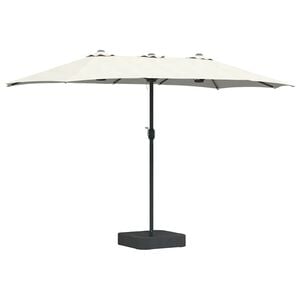 vidaXL Havesol Sandfarvet 385 x 209 x 244 cm Polyester og St&aring;l