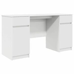 vidaXL Bord Hvid Konstrueret tr&aelig; 140 x 49 x 76 cm