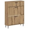 vidaXL Sko skab HAARLEM 78 x 24 x 103 cm Konstrueret tr&aelig; Artisan-eg