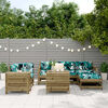 vidaXL sofas&aelig;t til haven 7 dele impr&aelig;gneret fyrretr&aelig;