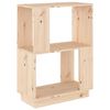 vidaXL bogreol/rumdeler 51x25x70 cm massivt fyrretr&aelig;