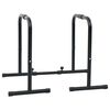 vidaXL Dip Bar Sort 116 x 66 x 74,5 cm Pulverlakeret st&aring;l